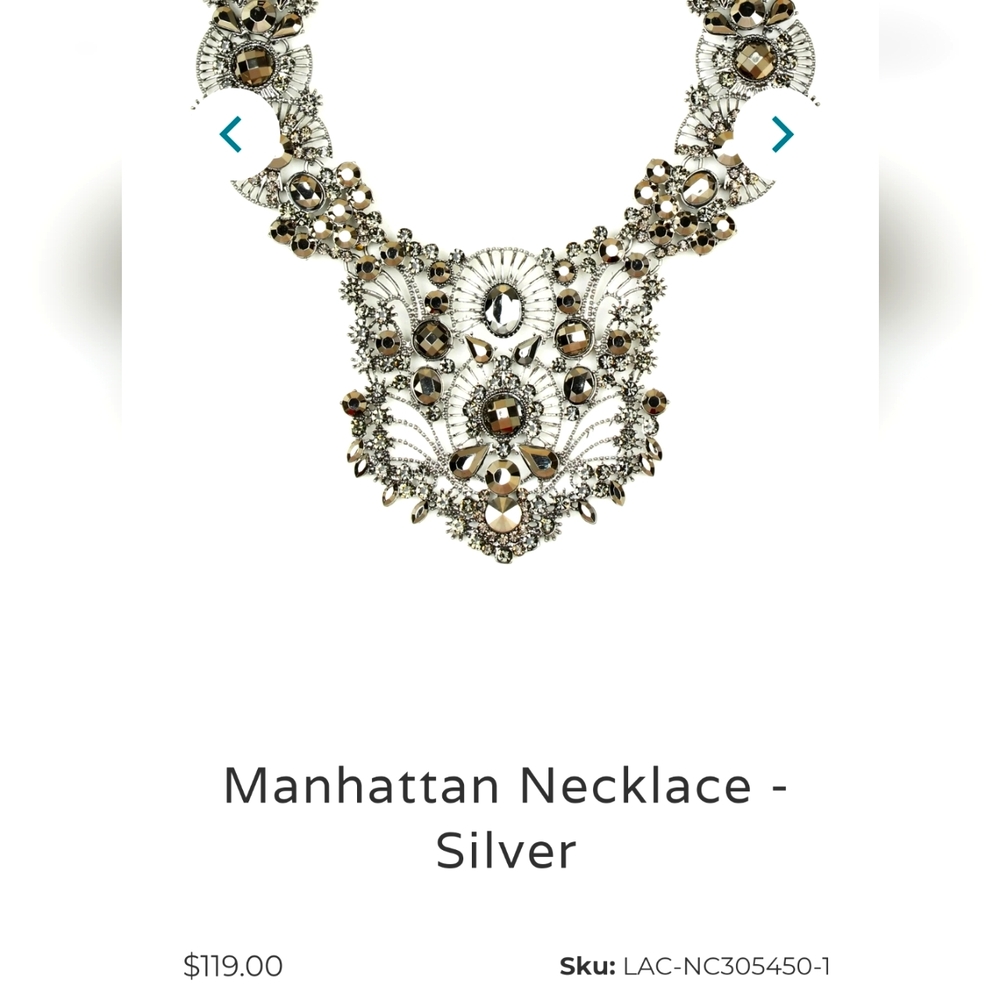Eye Candy LA Manhattan CZ Luxe Necklace - Picture 4 of 5